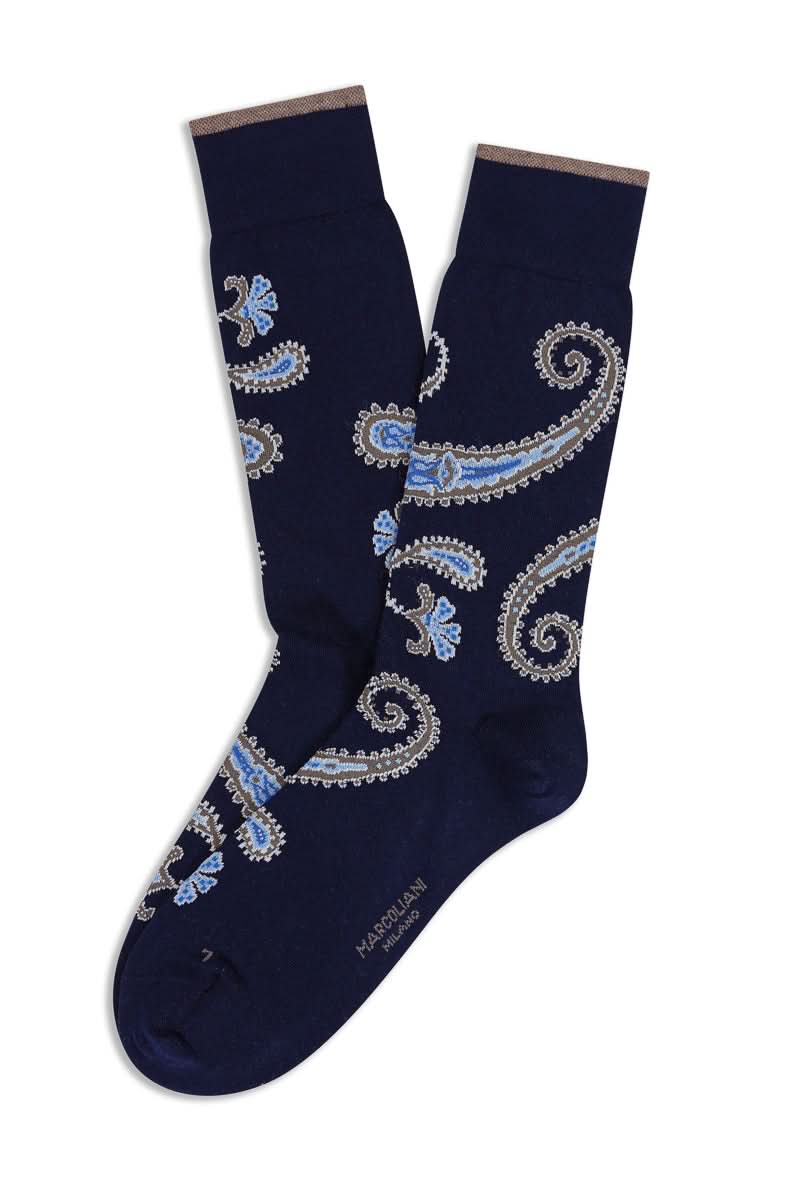Paisley pattern stockings