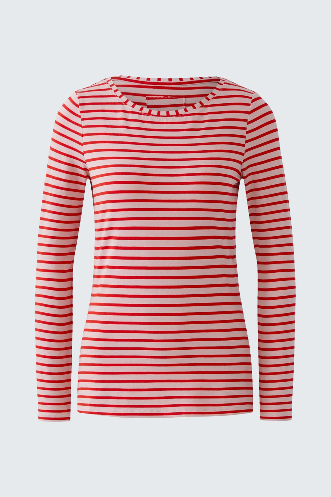 Long-sleeved striped sweater