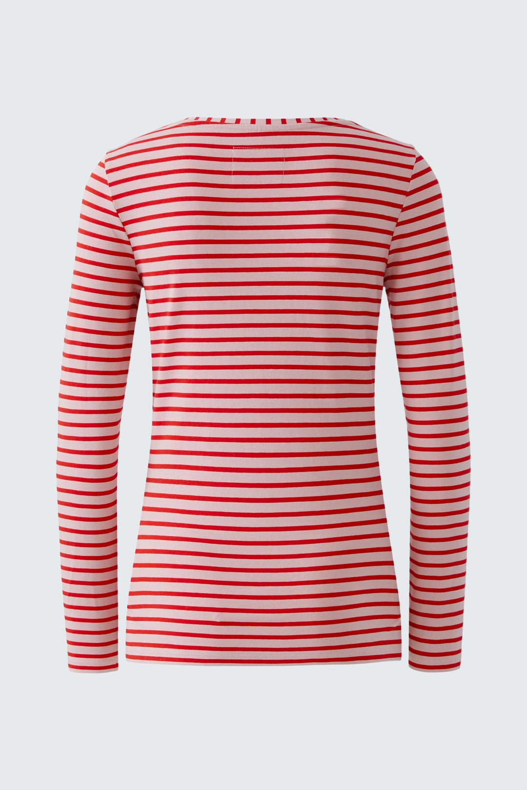 Long-sleeved striped sweater