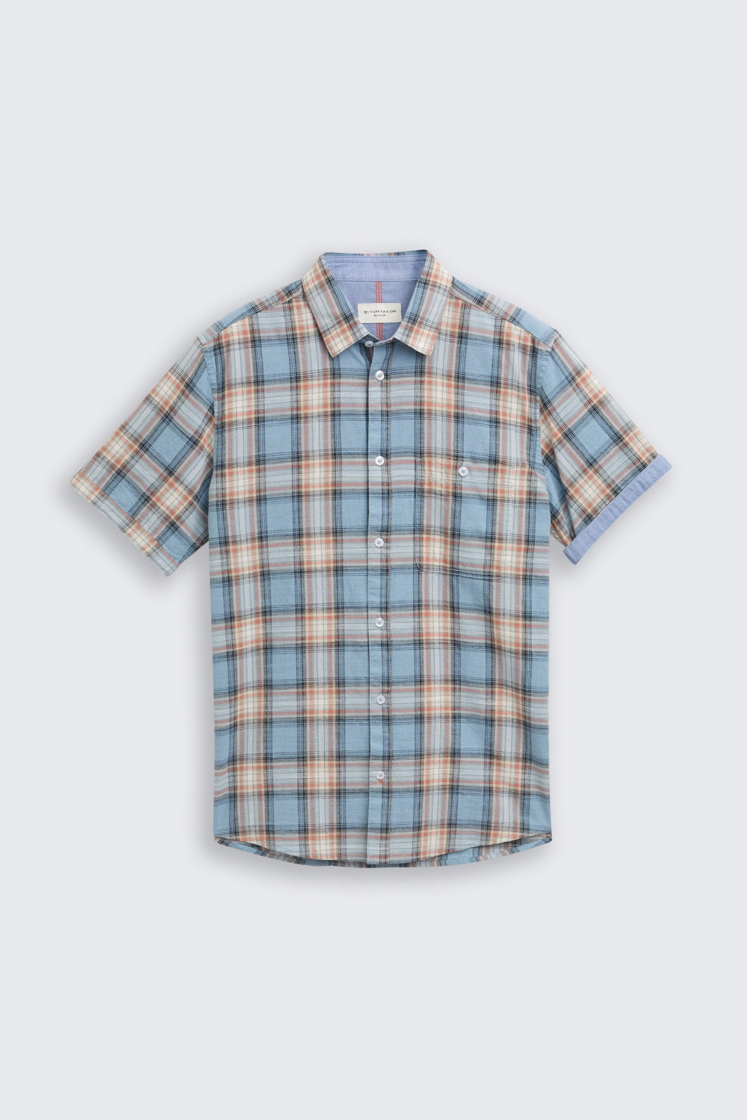 Chemise manches courtes à carreaux