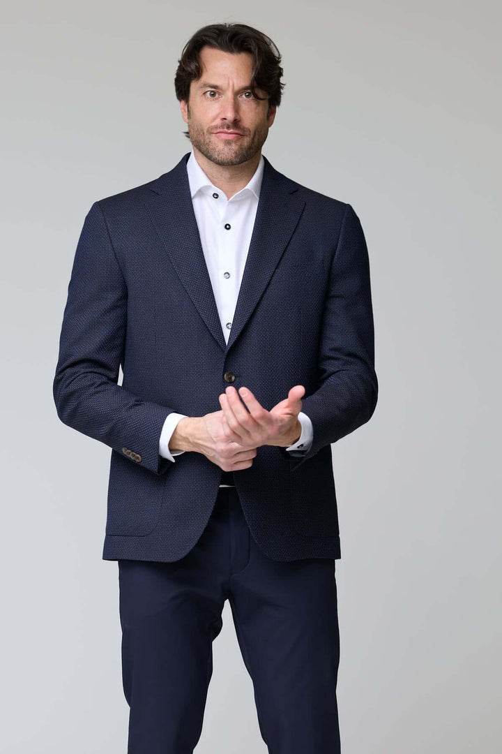 Veston texturé à coupe moderne