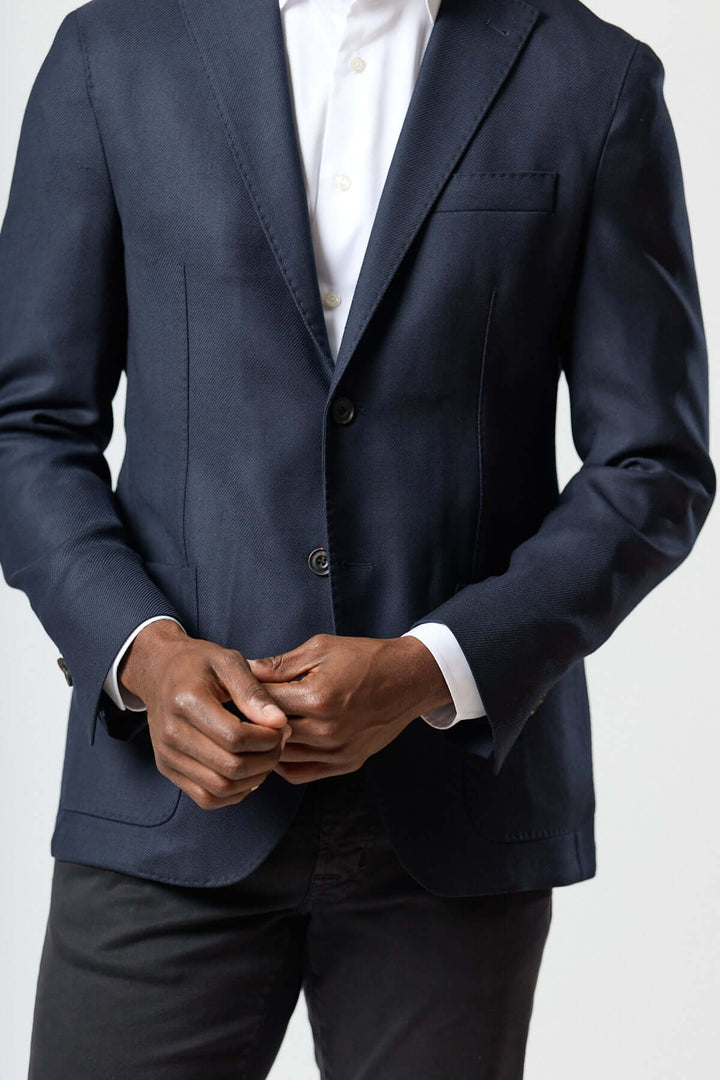 Veston moderne avec gilet zippé intégré