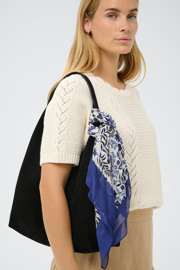 Foulard carré à motif Phi