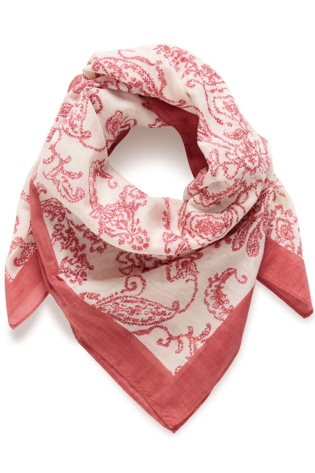 Foulard carré à motif Phi