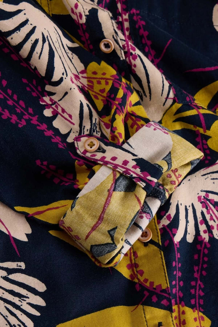 Chemise en coton manches retroussables