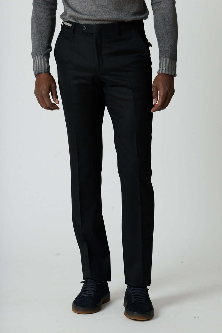 Pantalon habillé en laine vierge