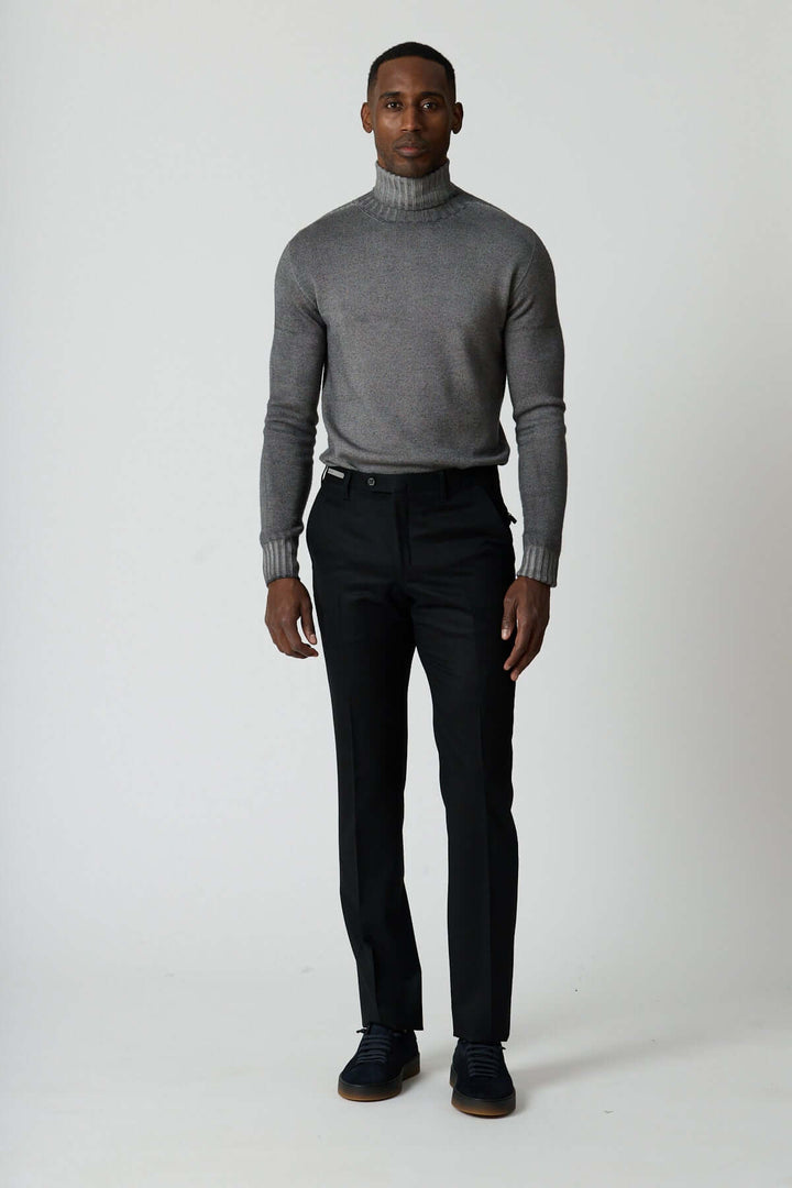 Pantalon habillé en laine vierge