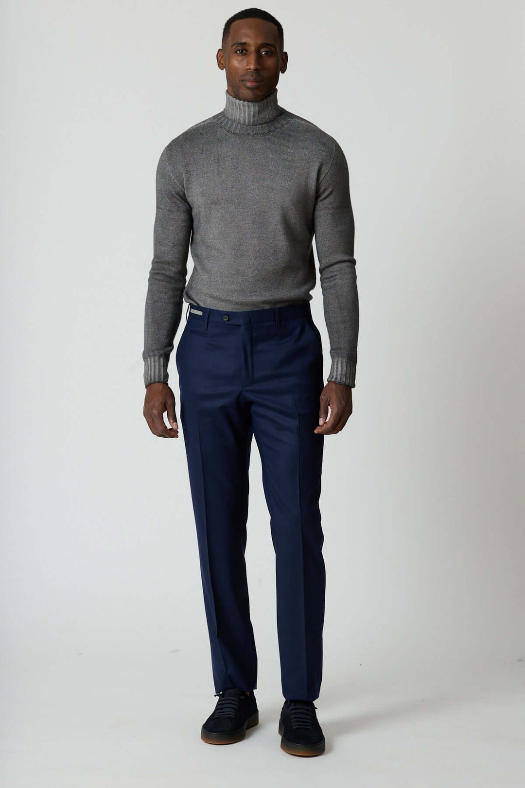 Pantalon habillé en laine vierge