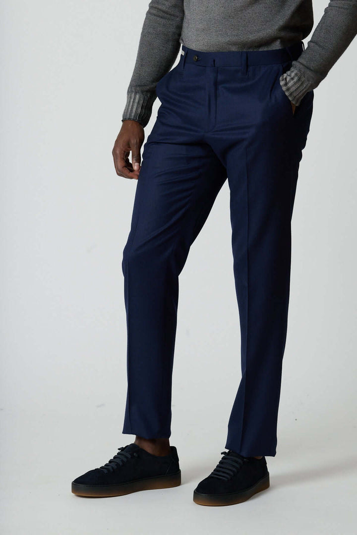 Pantalon habillé en laine vierge