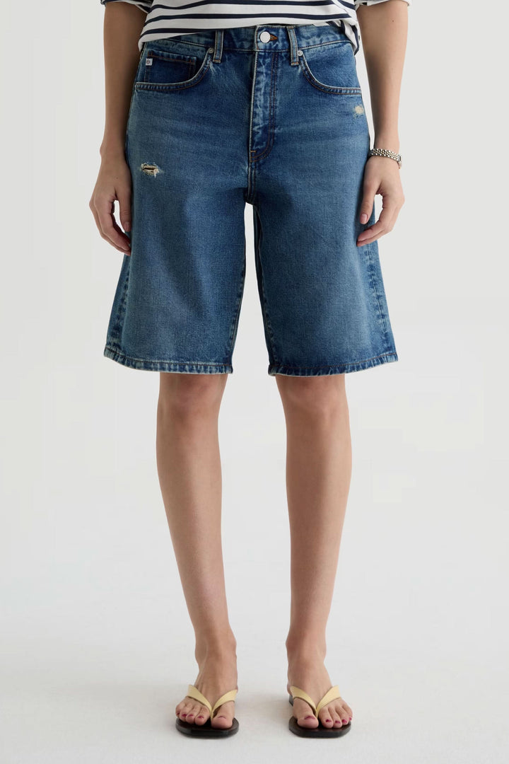 Bermuda Thalia en denim à coupe décontractée