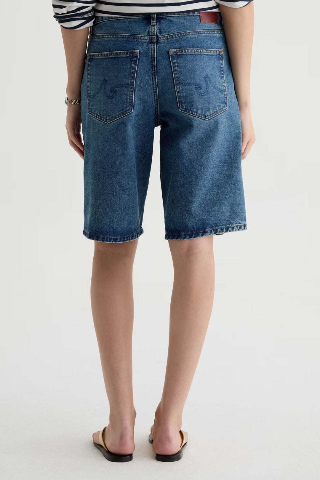 Bermuda Thalia en denim à coupe décontractée
