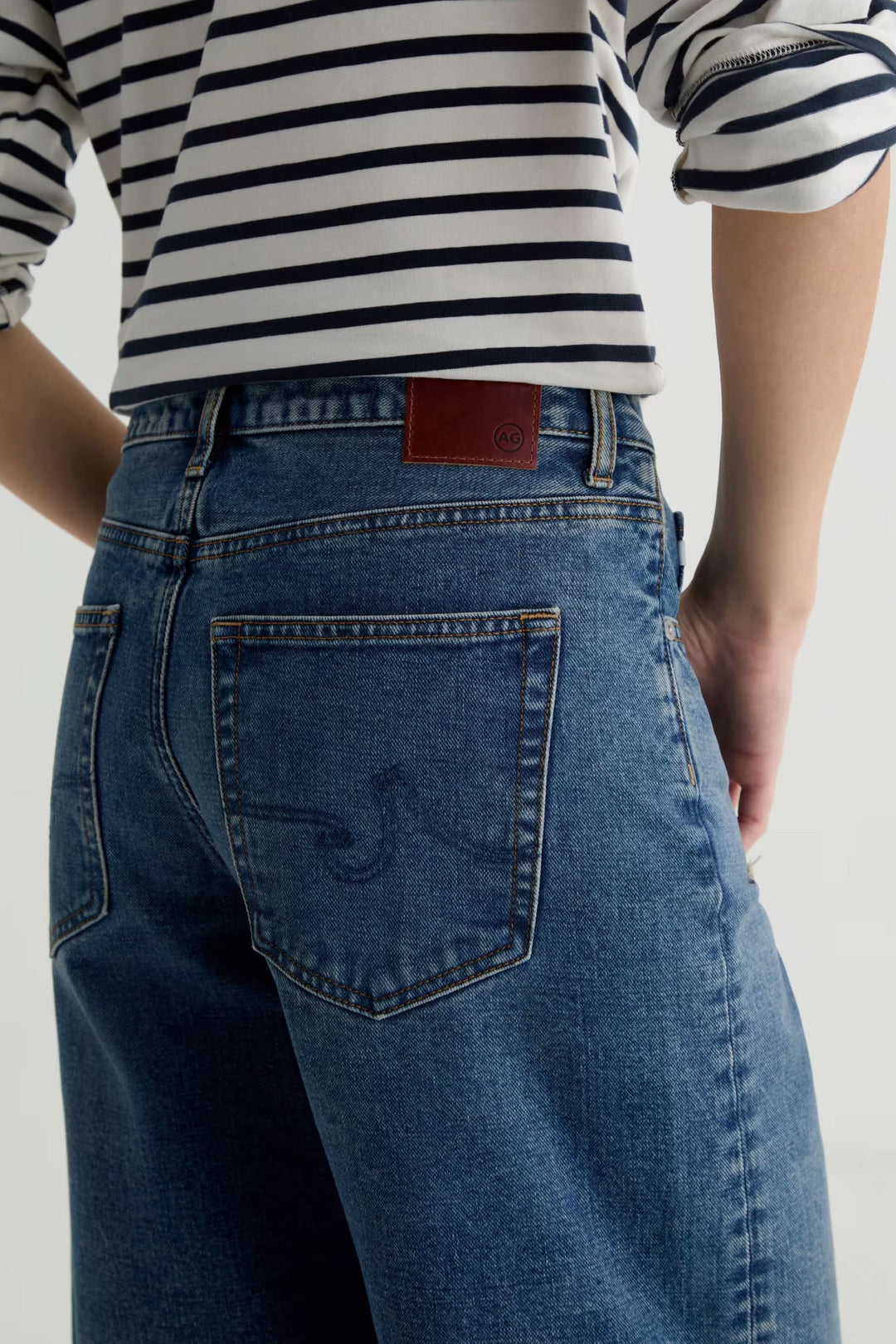 Bermuda Thalia en denim à coupe décontractée