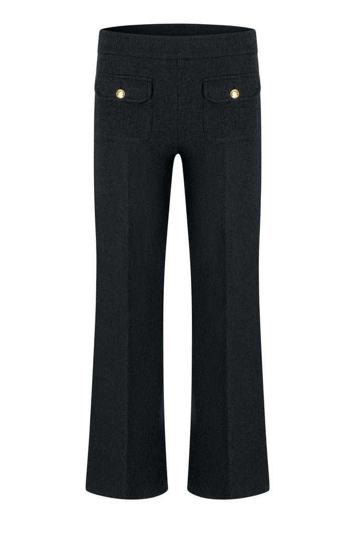 Pantalon droit à poches plaquées