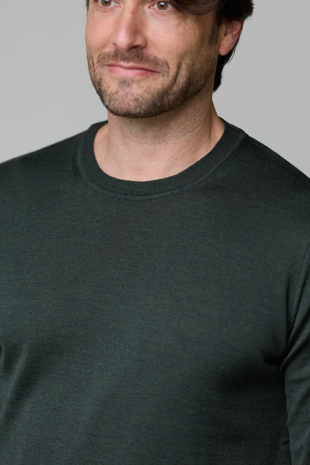 Chandail col roulé en laine mérinos