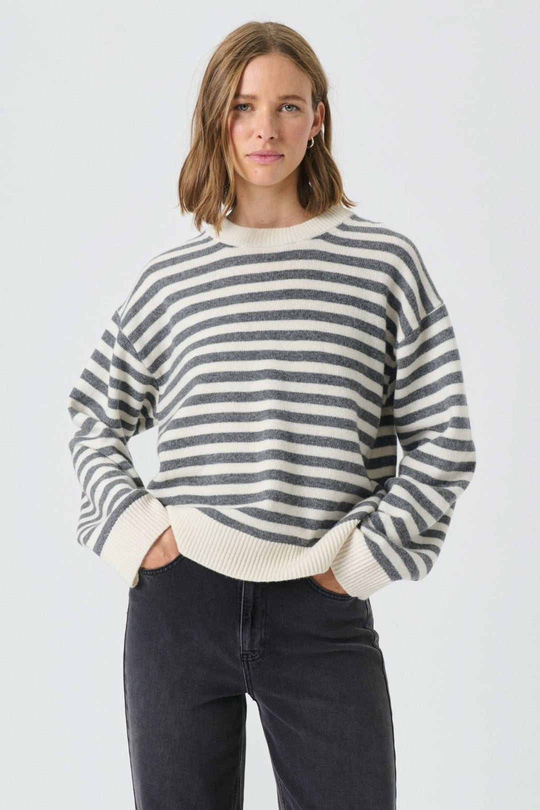 Chandail de laine rayé Vinas