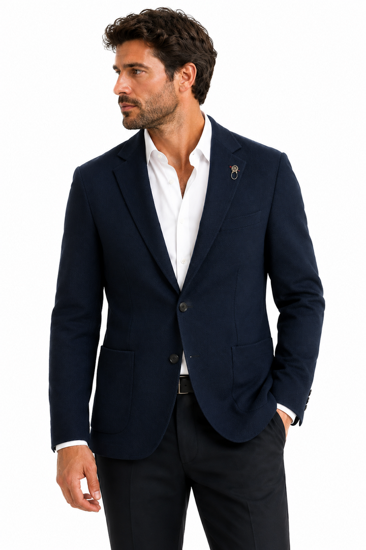Modern textured blazer