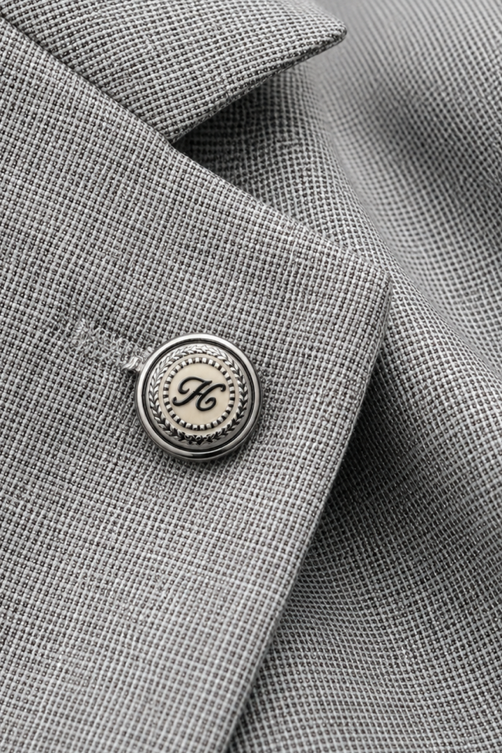 Textured formal suit