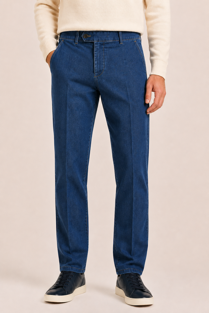 Pantalon en denim extensible