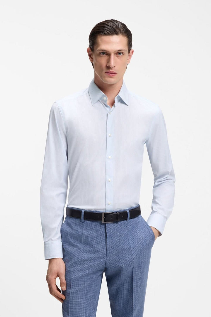 Performance Striped Dress Shirt