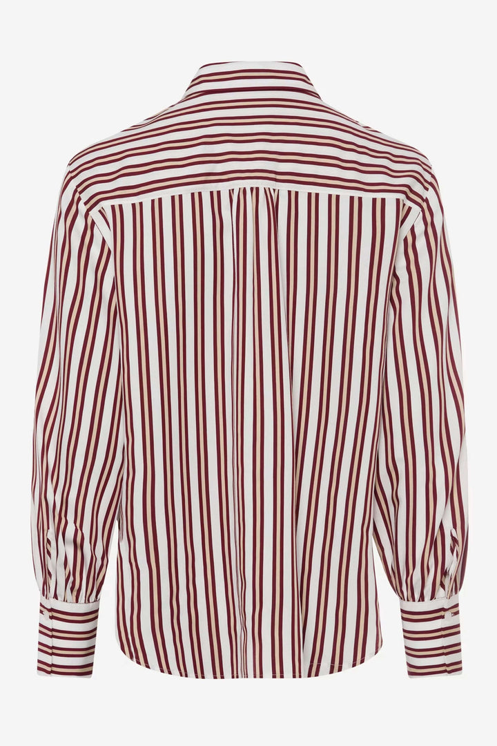 Chemise ligné Vic, chemise rayée élégante avec col classique et boutonnage, parfaite pour un look chic-décontracté.