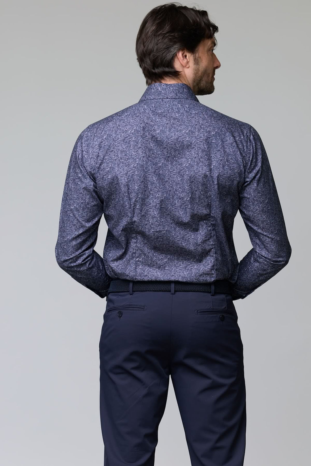 Chemise à motif texturé