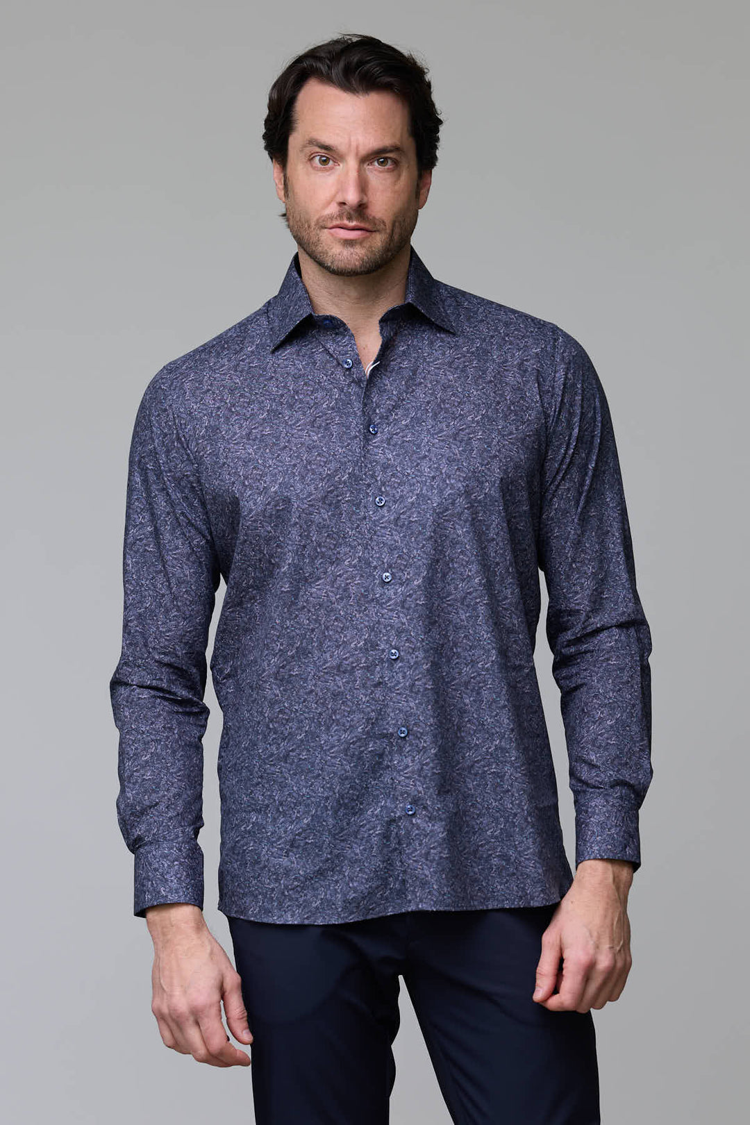 Chemise à motif texturé