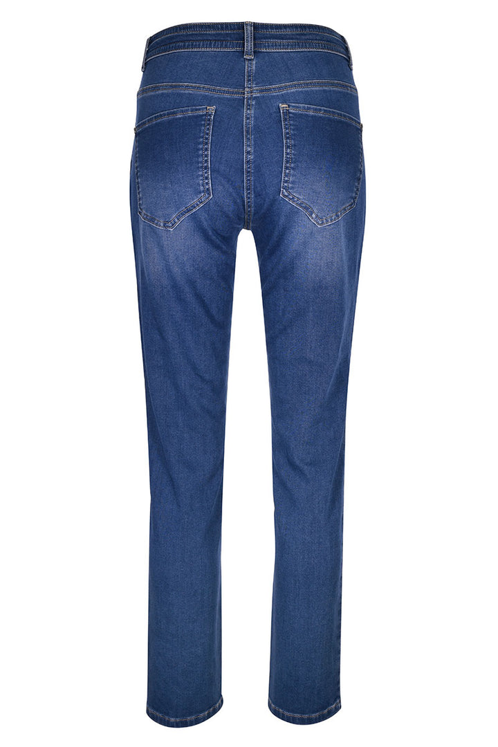 Jean décontracté au style moderne et confortable avec coupe droite ample et taille ajustable, parfait pour un look casual et actuel.