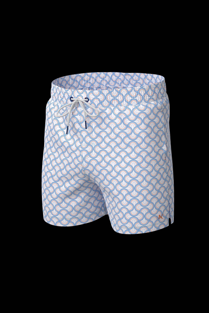 Maillot de bain Manaudou à motif géométrique rétro