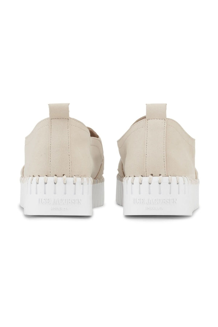 Mocassin Tulip 3876, nu pieds avec semelle blanche, design ajouré, élégant et confortable.