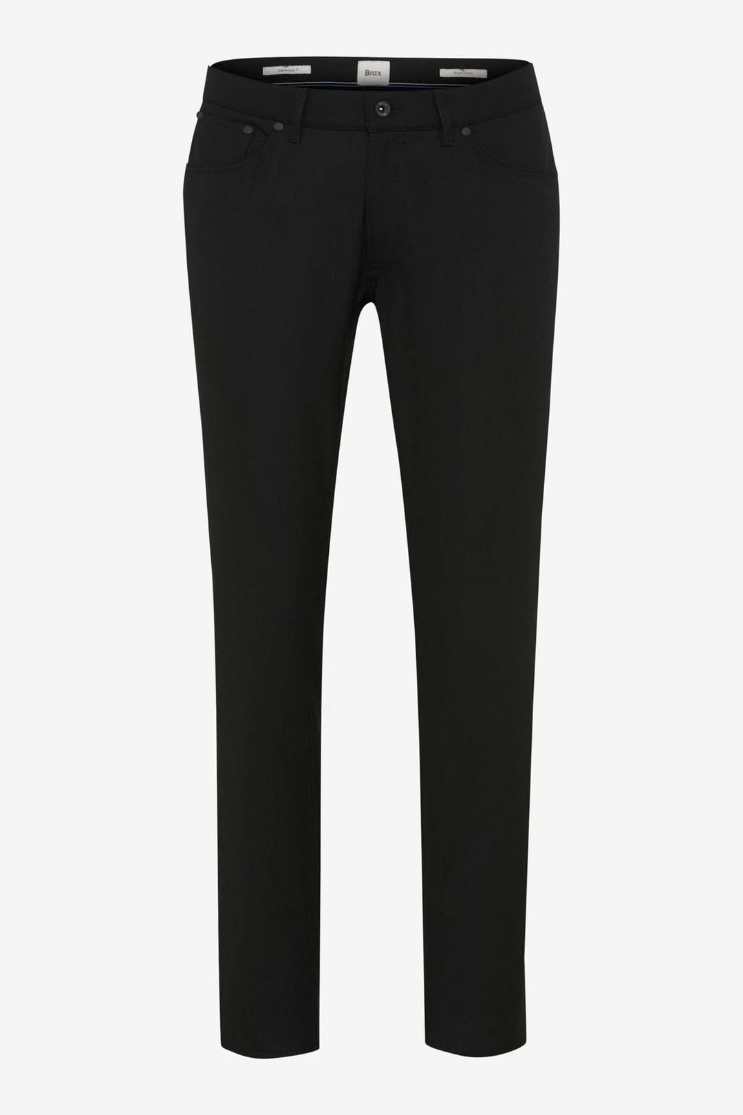 Pantalon Chuck noir, coupe droite moderne et extensible, idéal pour style soigné et décontracté au quotidien.