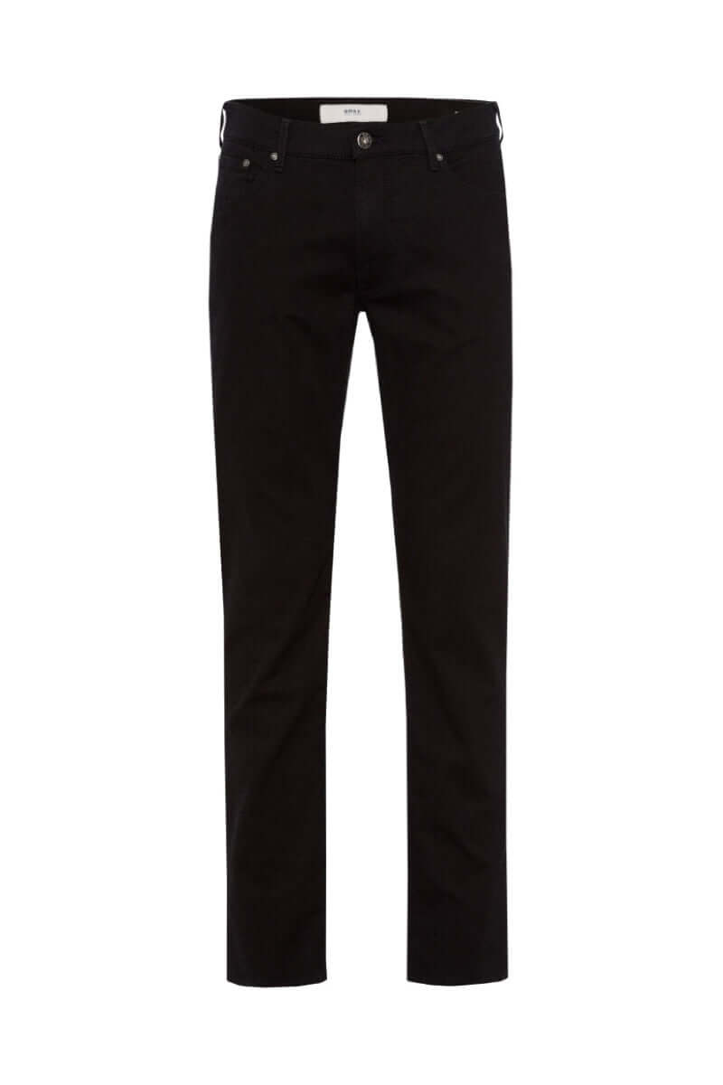 Pantalon Chuck noir pour homme, coupe droite moderne, cinq poches, style sportif et tendance.