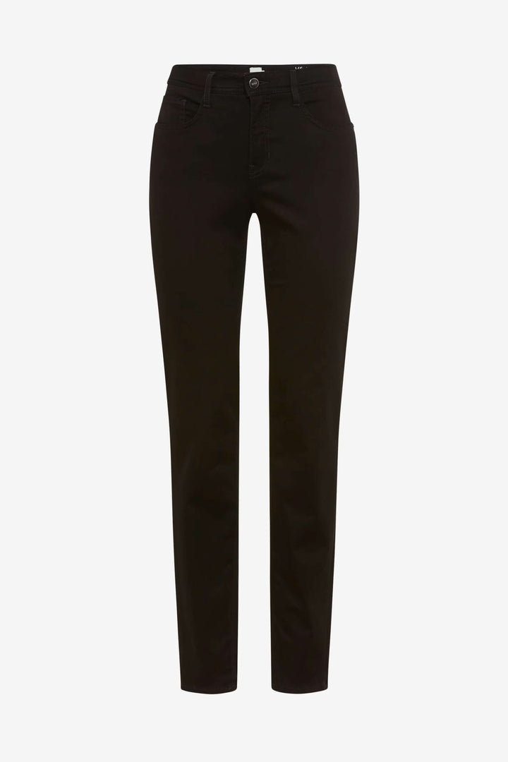 Pantalon Mary classique à coupe droite et matière extensible, idéal pour un style élégant et confortable.
