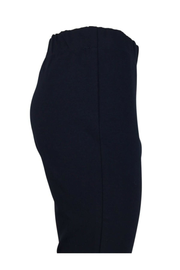 Pantalon Naoko, legging noir avec taille élastique, coupe ajustée et ample, style chic et décontracté.