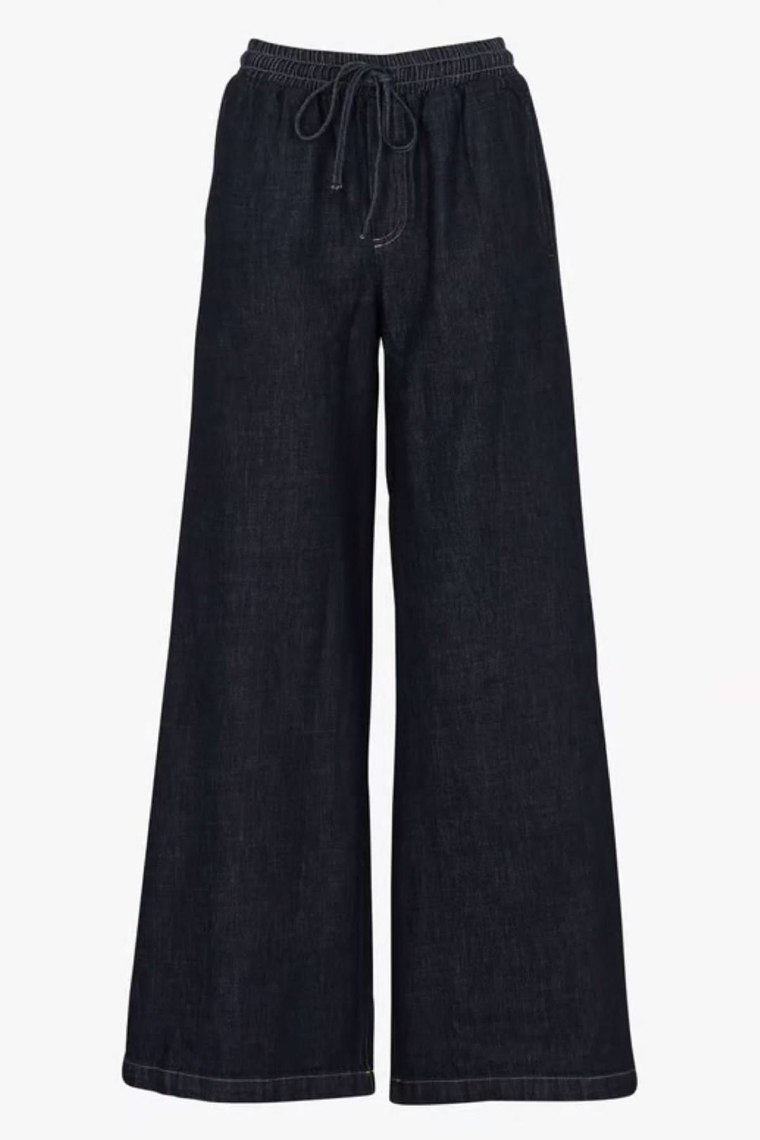 Pantalon en denim à jambe large