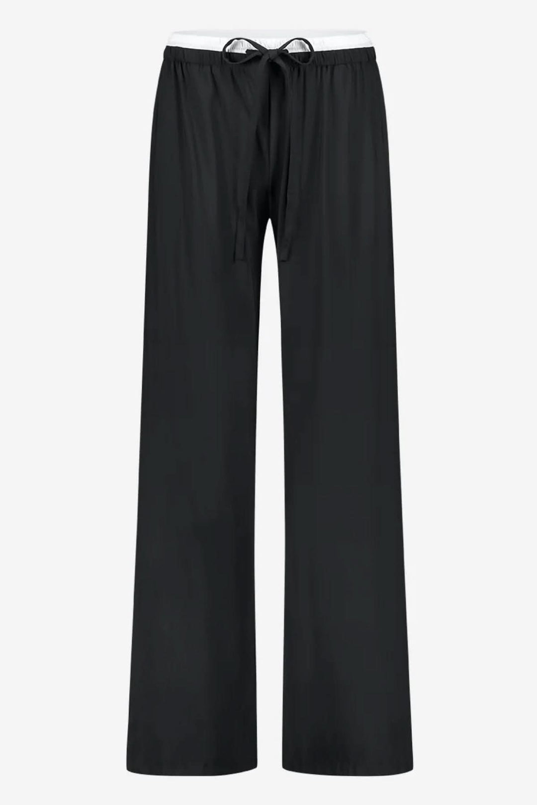 Pantalon en jersey Antiny, ample et fluide, taille élastique, idéal pour des looks décontractés et raffinés.