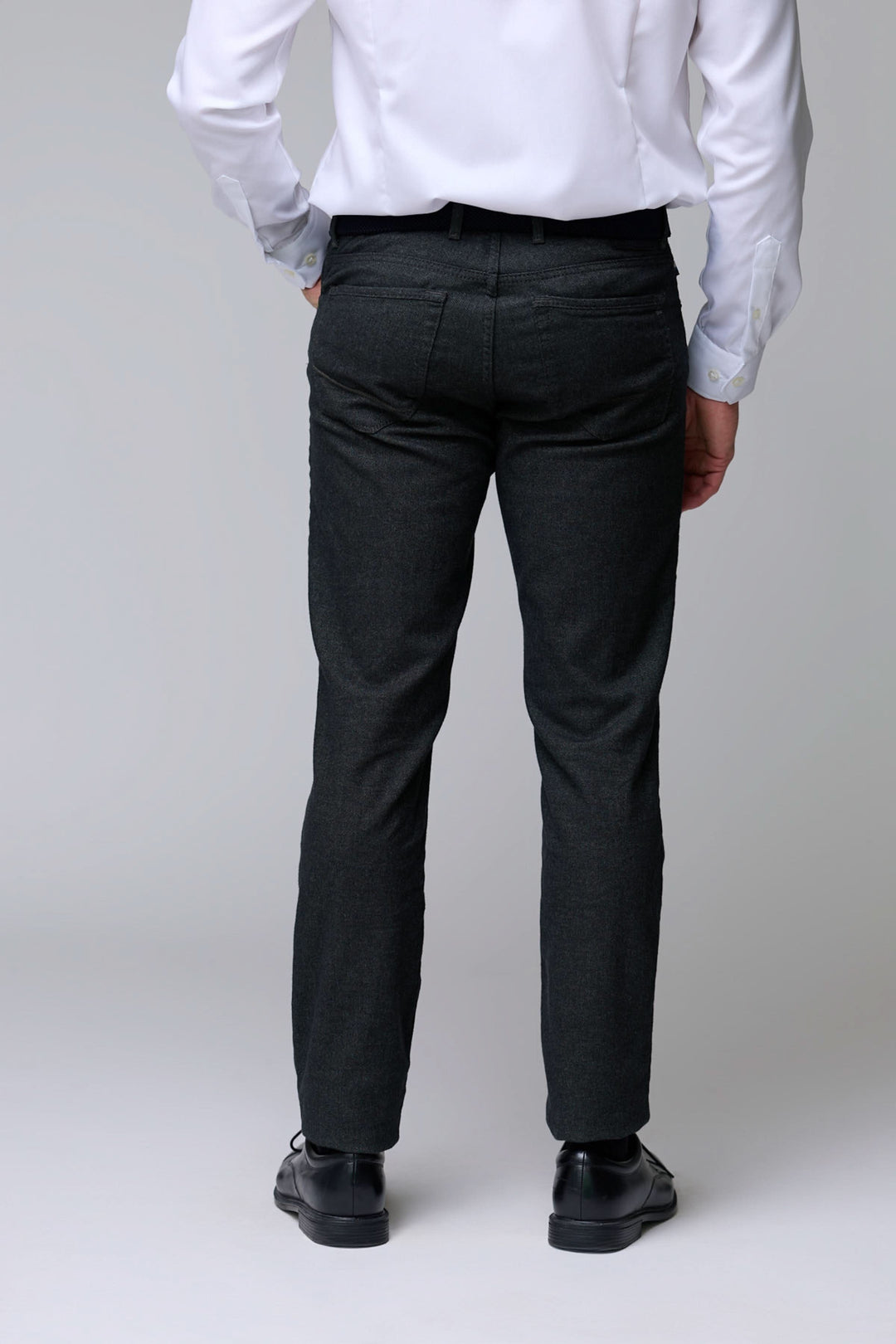 Pantalon en laine extensible