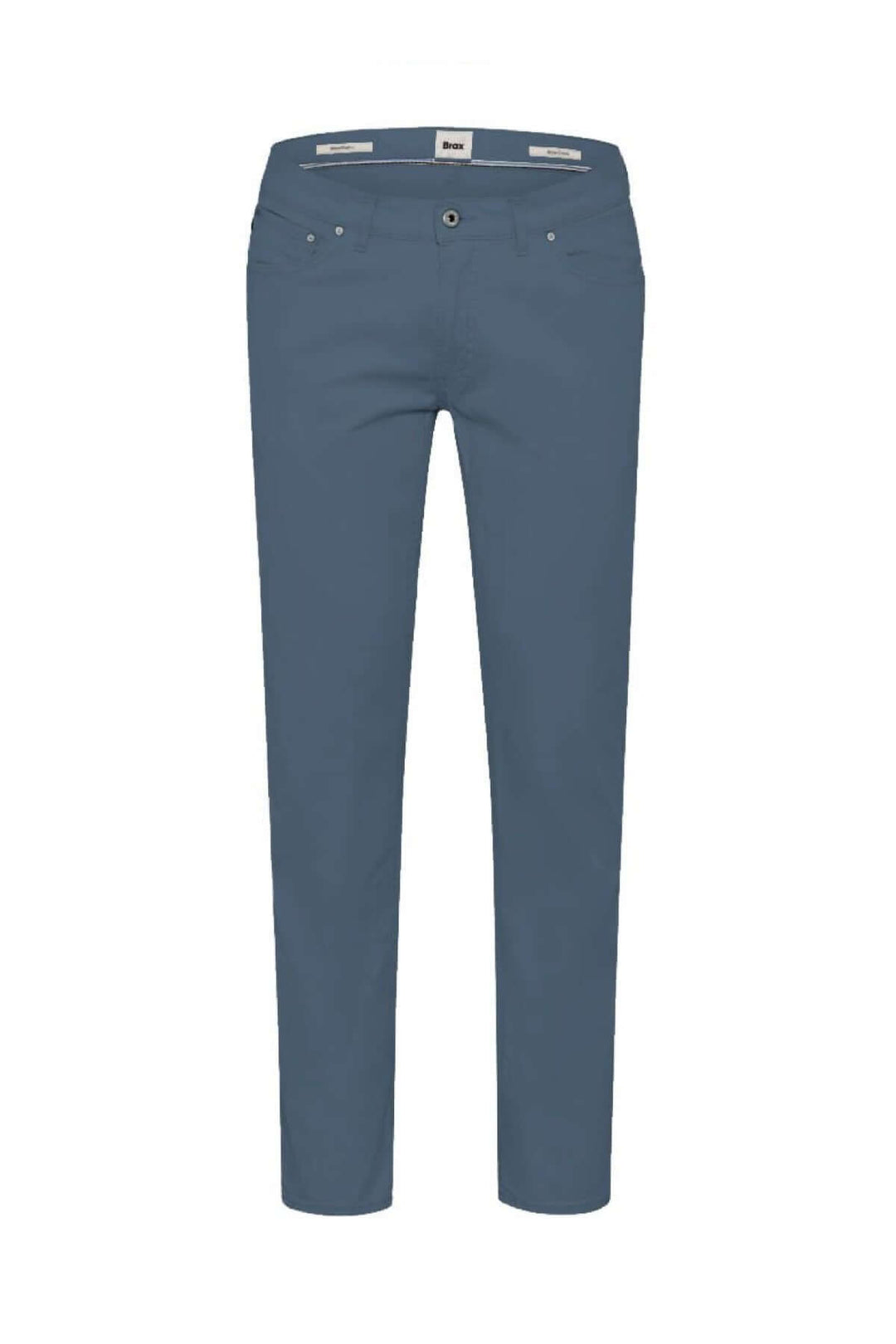 Pantalon homme cinq poches en tissu Marathon, coupe moderne, couleur bleu, pour un look urbain et décontracté.
