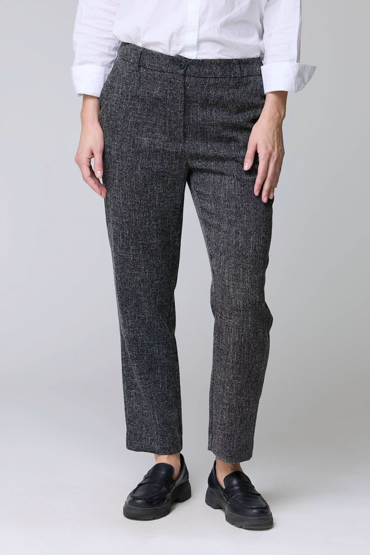 Pantalon à motif texturé
