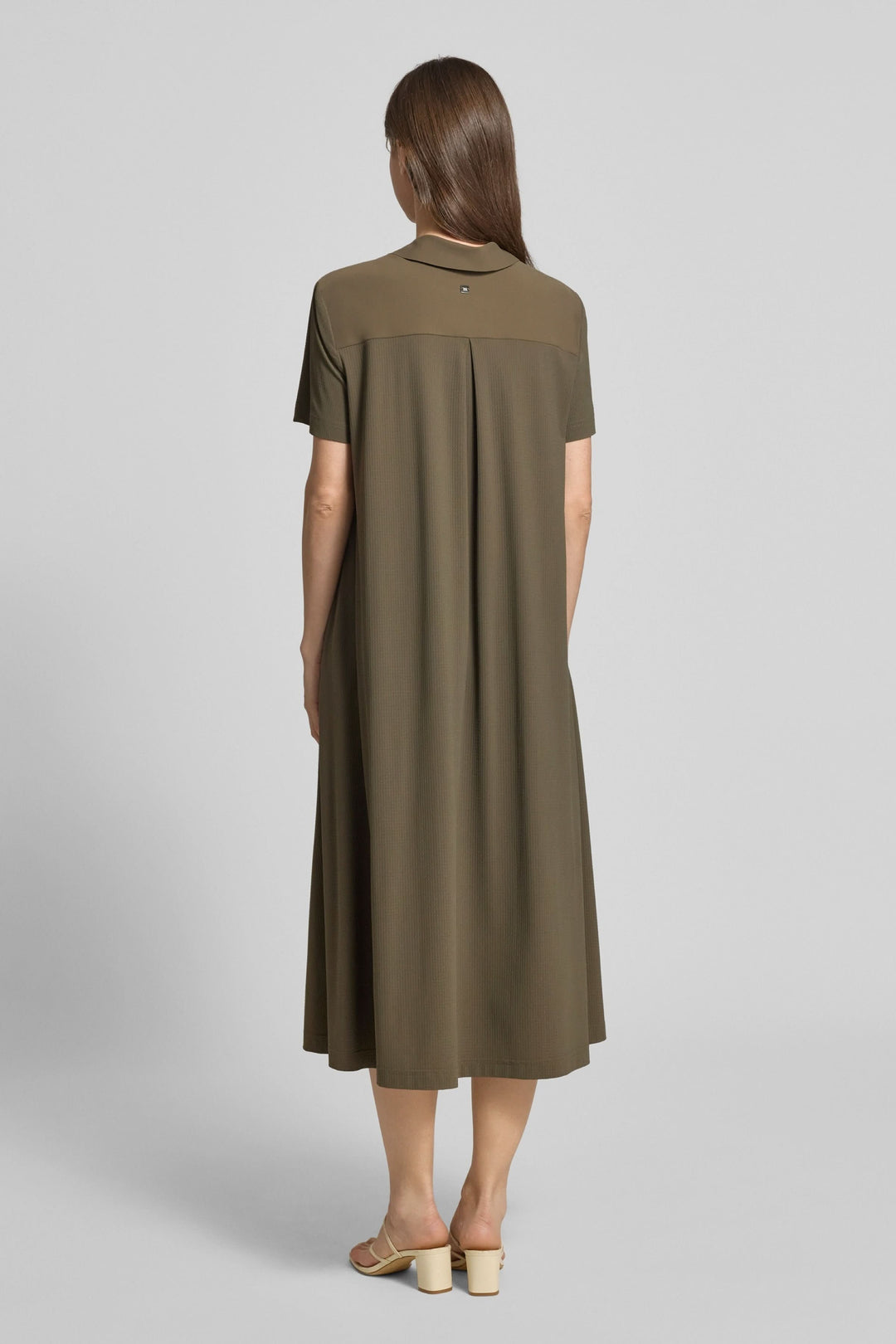 Josephina Midi Dress with Open Neckline