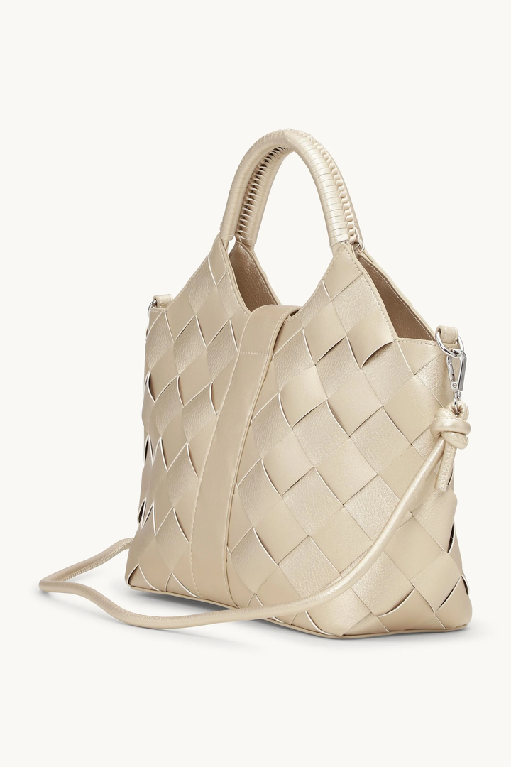 Woven shoulder bag