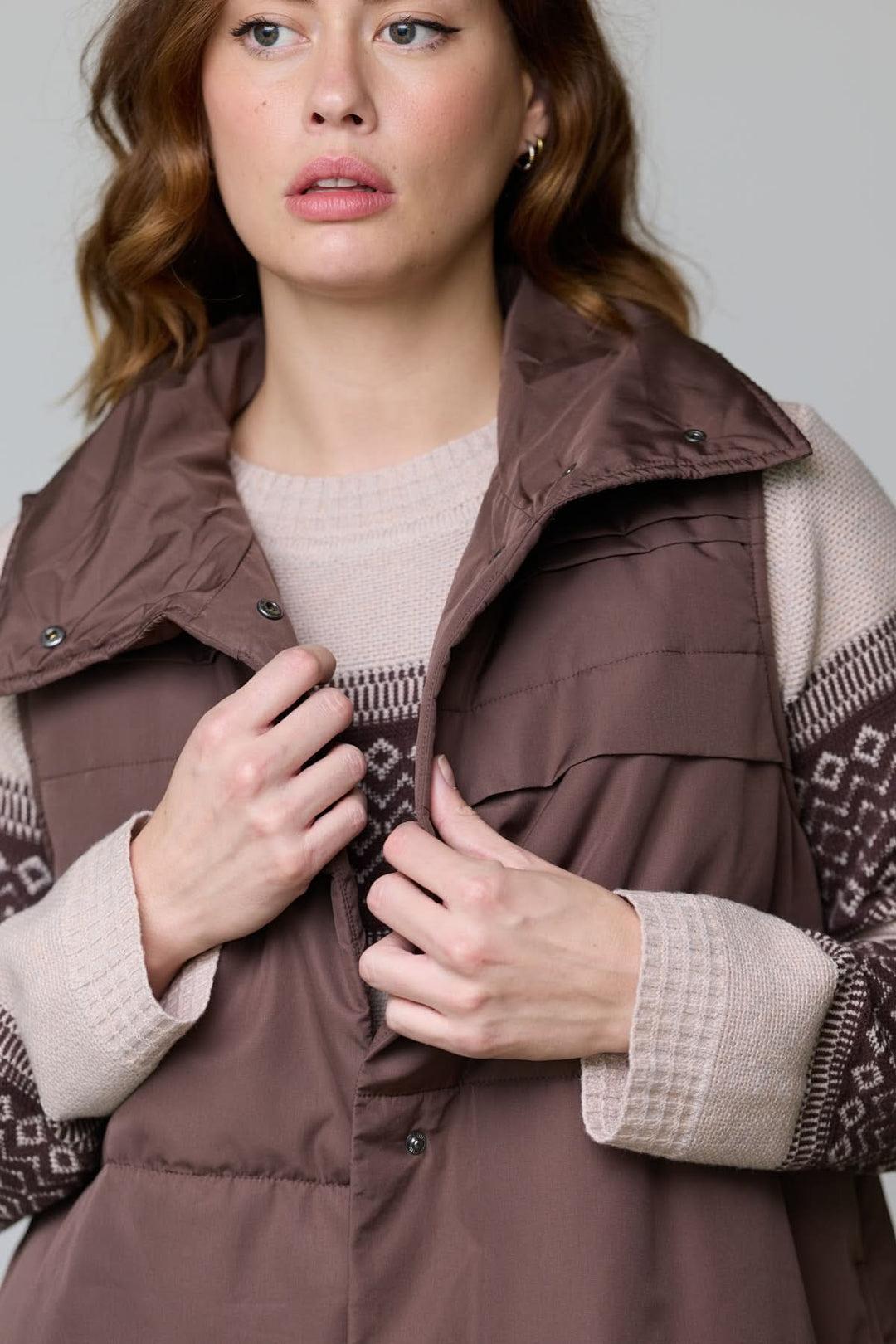 Veste sans manches matelassée