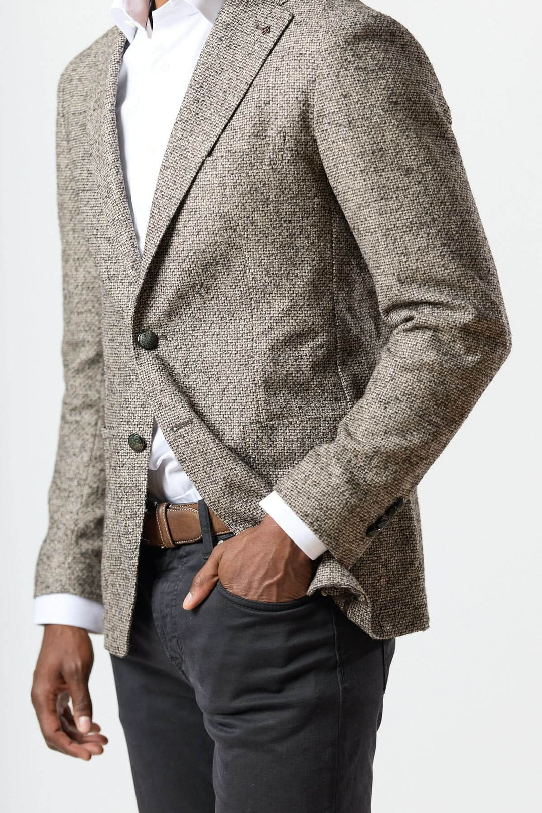 Veston en laine texturée Tagliatore