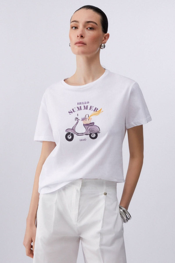 T-shirt à manches courtes avec imprimé graphique