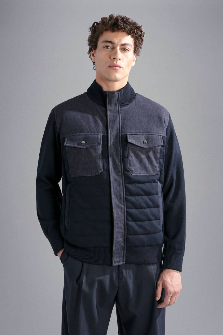 Veste d'extérieur Paul & Shark matelassée, style élégant et confortable, parfaite pour promenade ou sortie décontractée.