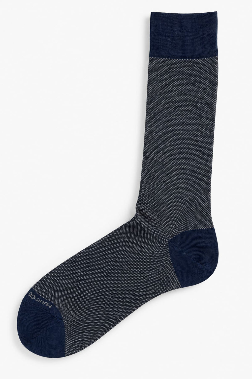 Vue détaillée bas à micro-motif noir et blanc Marcoliani pour homme - Valérie Simon