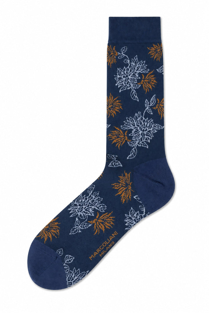 Vue de détail bas floral Marcoliani pour homme multicolore en modal - Valérie Simon