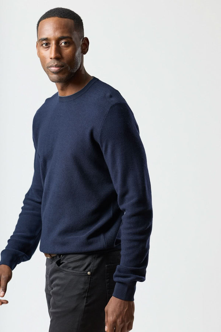 Chandail en laine à col rond