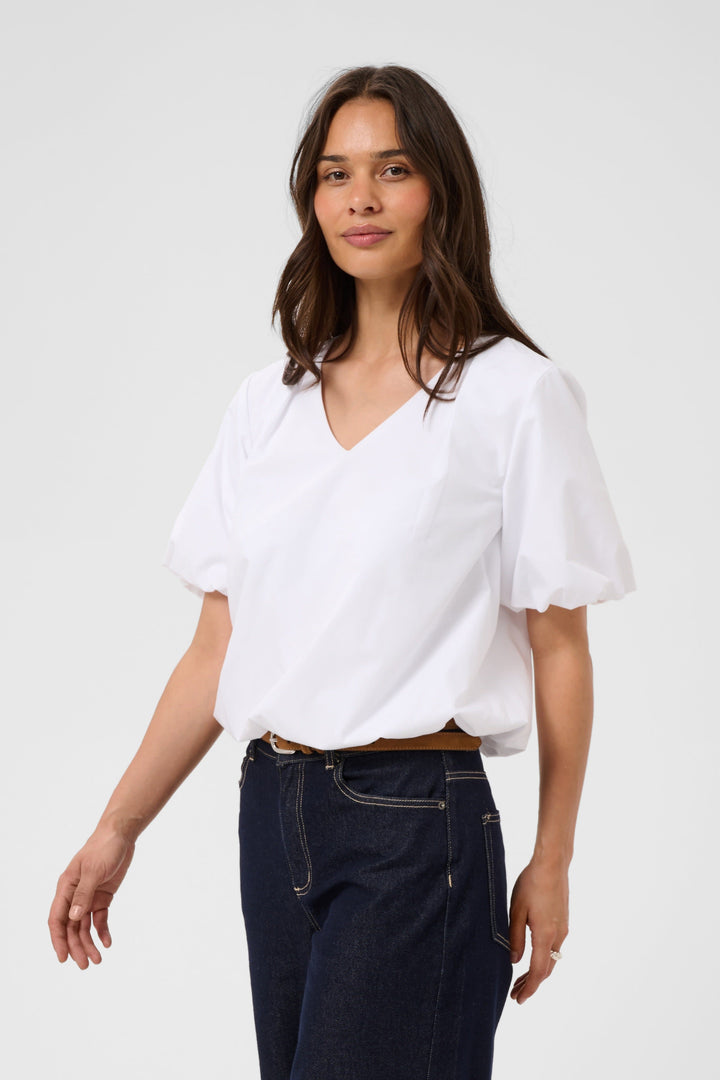 Kiki balloon-sleeve blouse for women by Kaffe