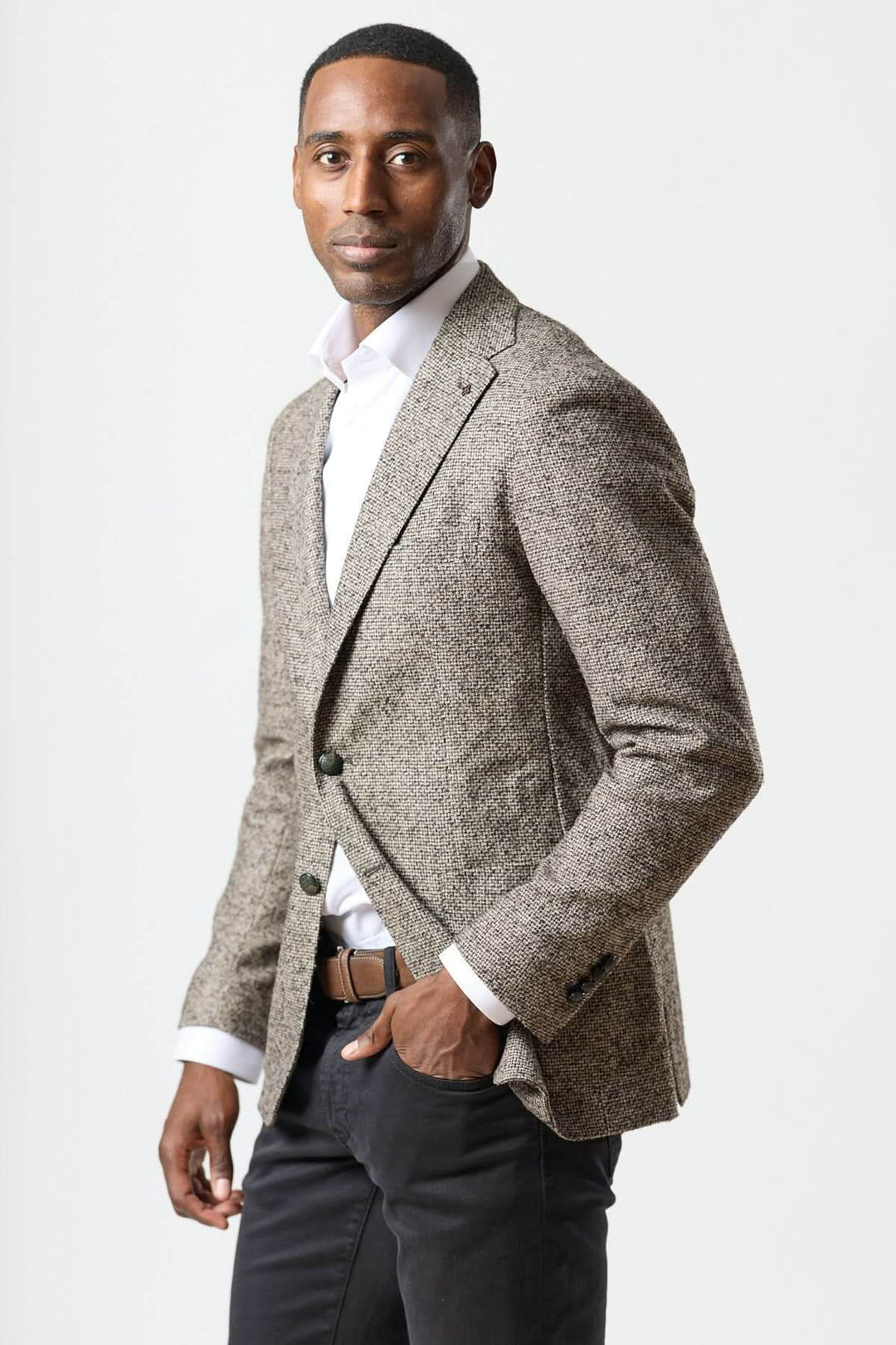 Veston en laine texturée Tagliatore