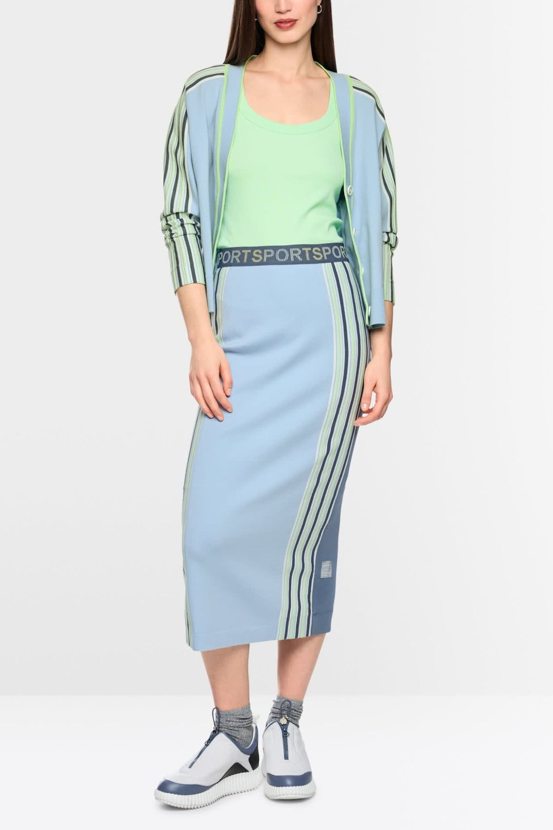 Front view of a beige Marc Cain women&